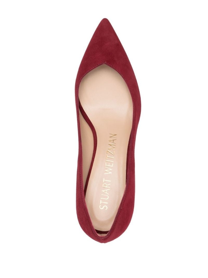 pointed 80mm suede pumps - 7