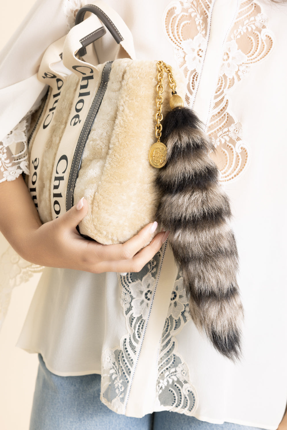 Raccoon Tail Charm - 3
