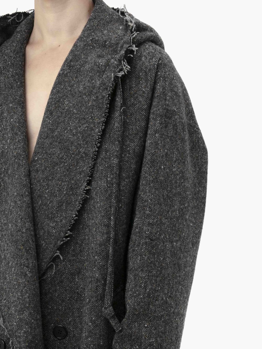 HOODED TRENCH COAT - 6
