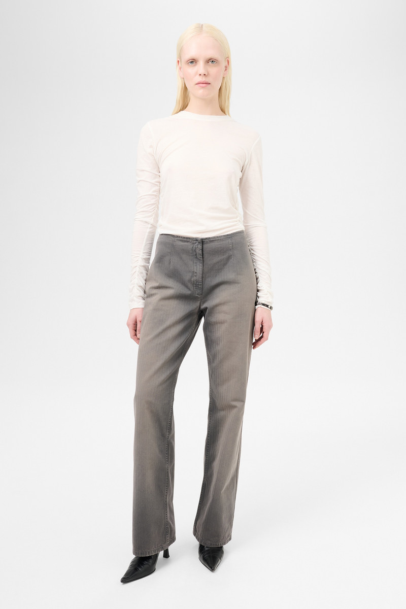 Our Legacy Biker Trouser French Sun Faded Herringbone outlook