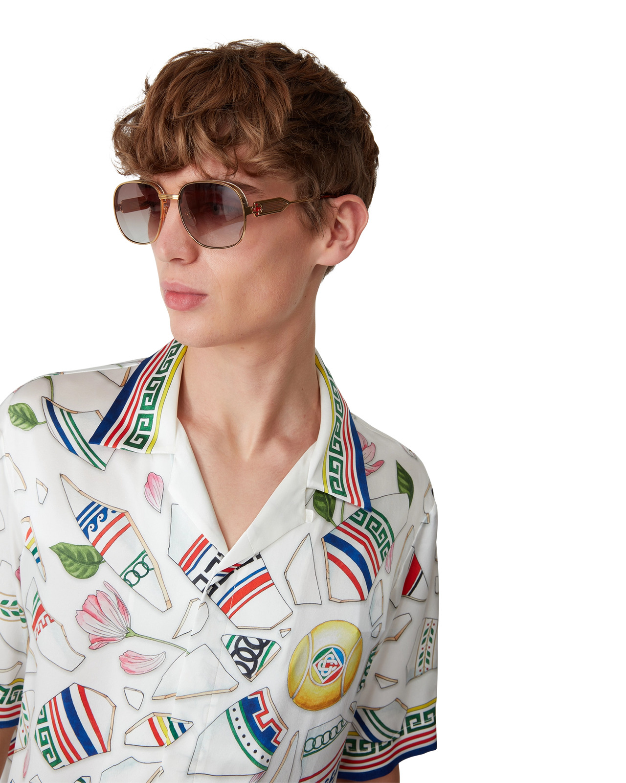 Le Vase Brise Silk Shirt | Casablanca Paris - 5
