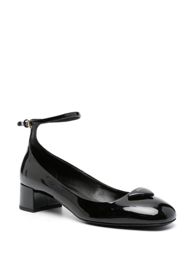 Prada 35mm patent leather pumps outlook