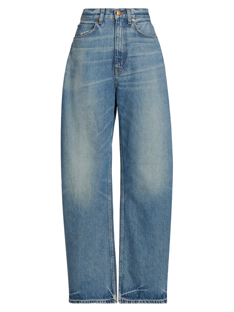 Women's The Fan Tapered Jeans - Borrego Indigo 1