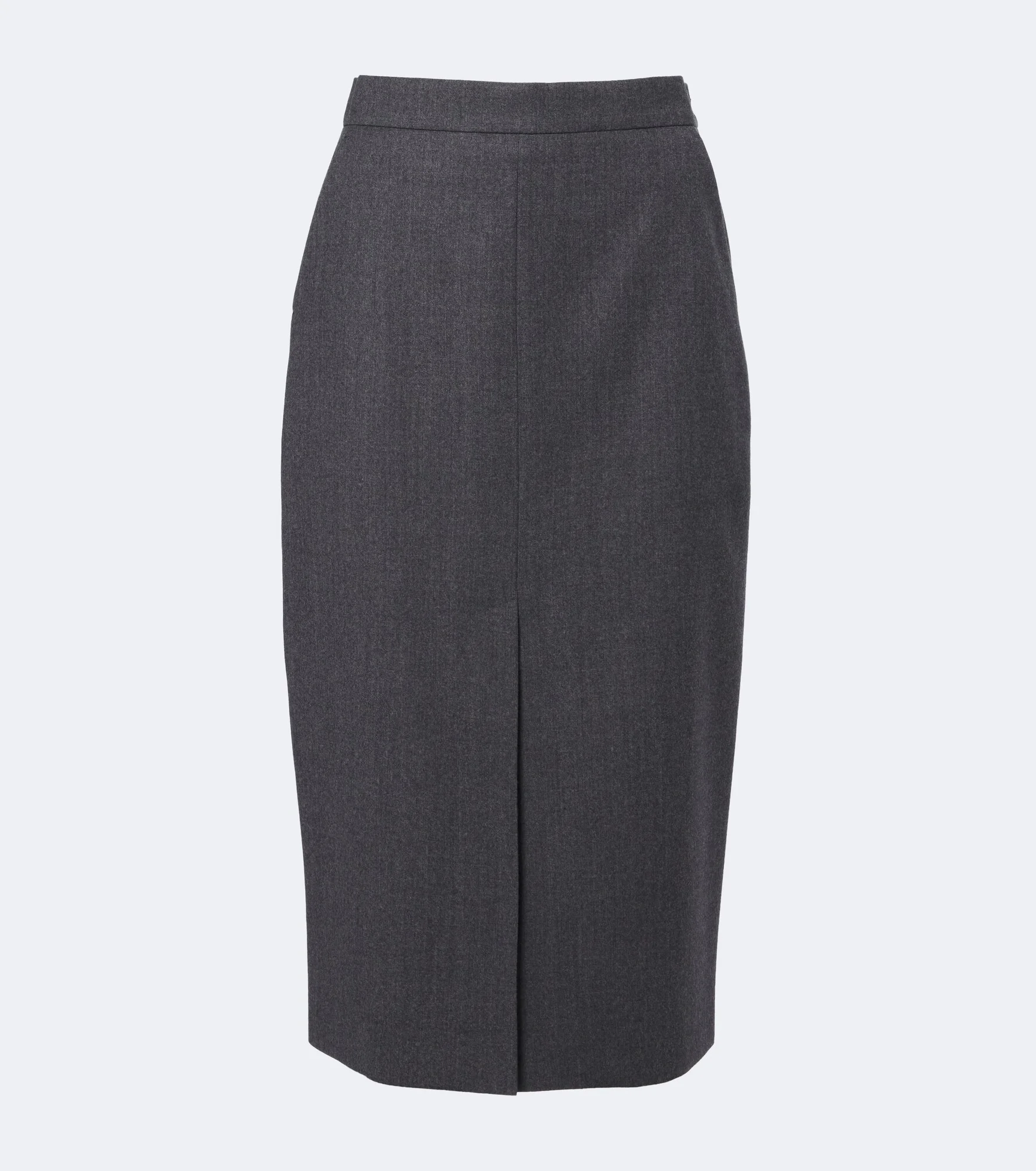 Wool-blend pencil skirt - 1