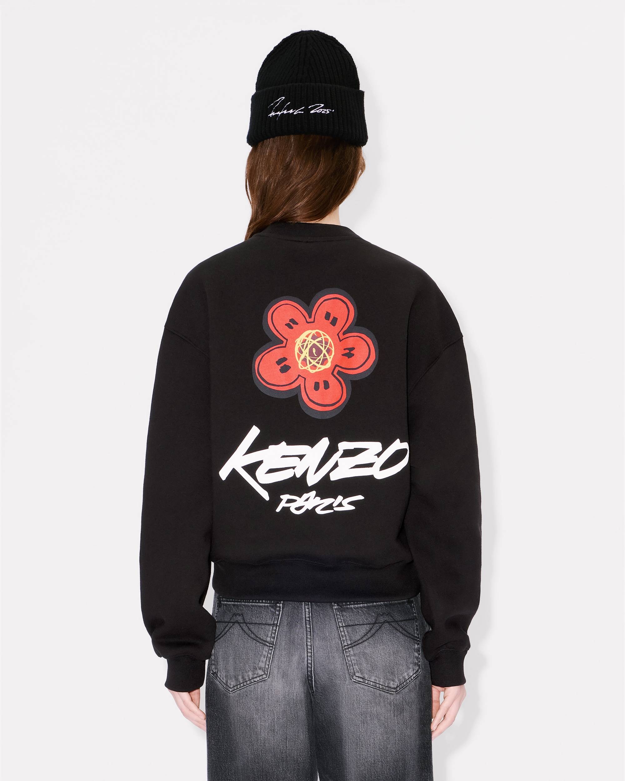 'Kenzo x Futura 2000' oversized cocoon sweatshirt in cotton - 4