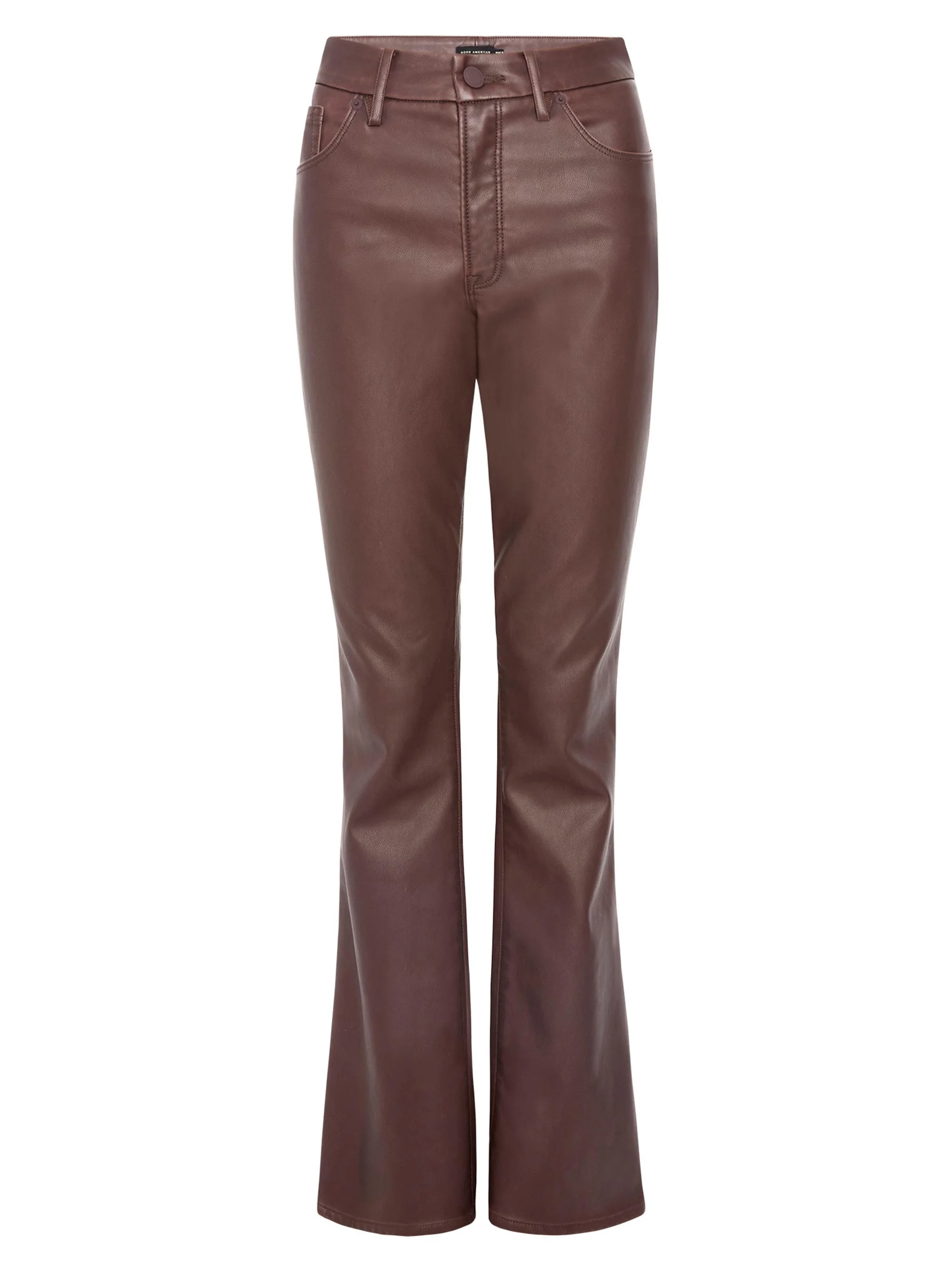 Women's GoodClassic Faux-Leather Boot-Cut Pants - Vamp - 1