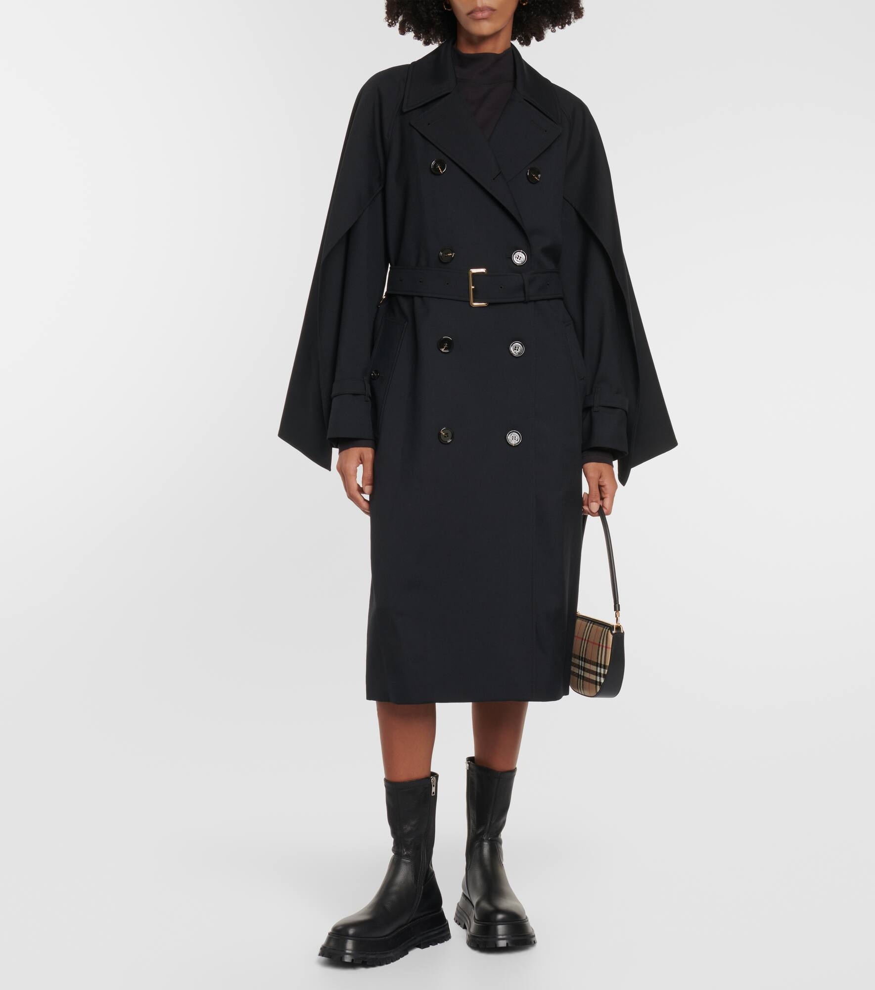 Wool-blend trench coat - 2