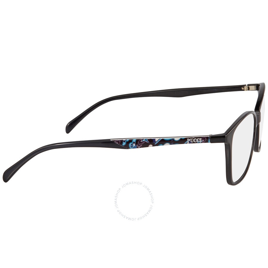 Emilio Pucci Transparent Rectangular Ladies Eyeglasses EP5009 001 54 - 3