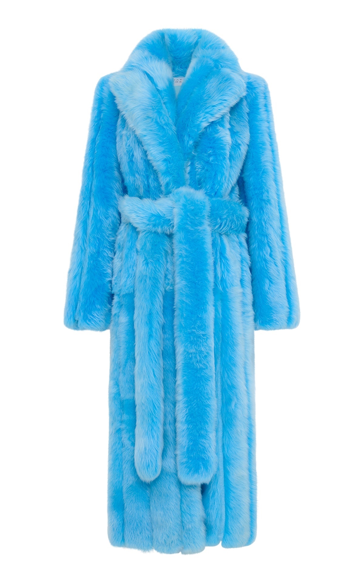 Bram Coat in Sky Shearling - 1