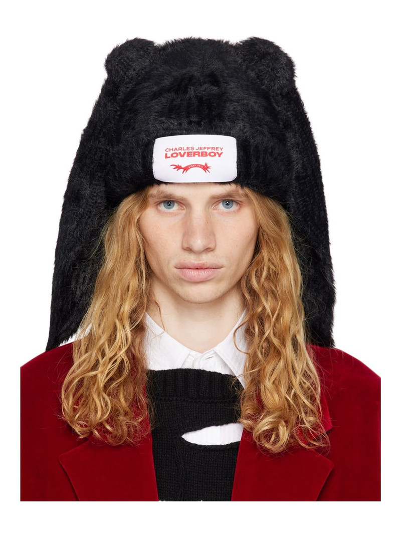 Fluffy Chunky Rabbit beanie 1