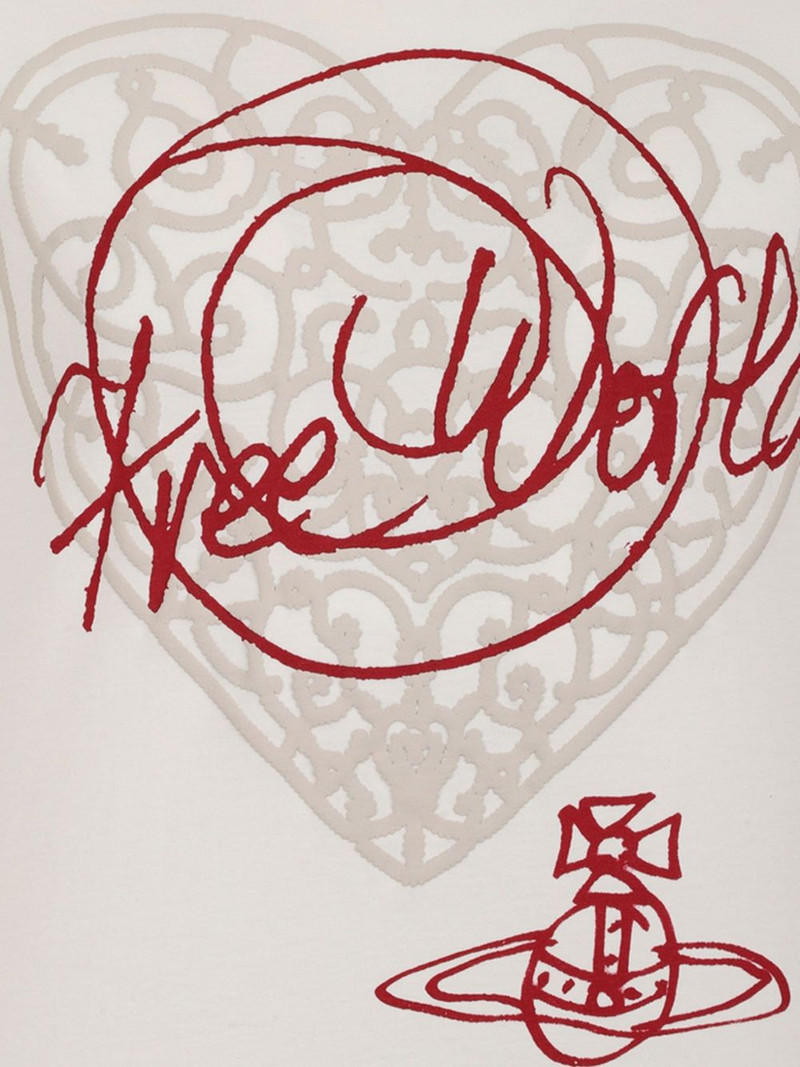 heart-graphic T-shirt 4