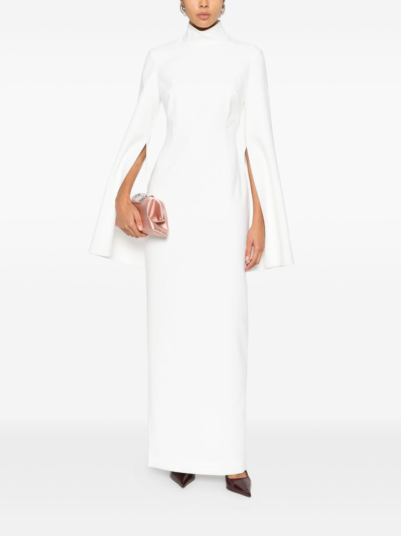 SOLACE LONDON The Josefine long-sleeve maxi dress outlook