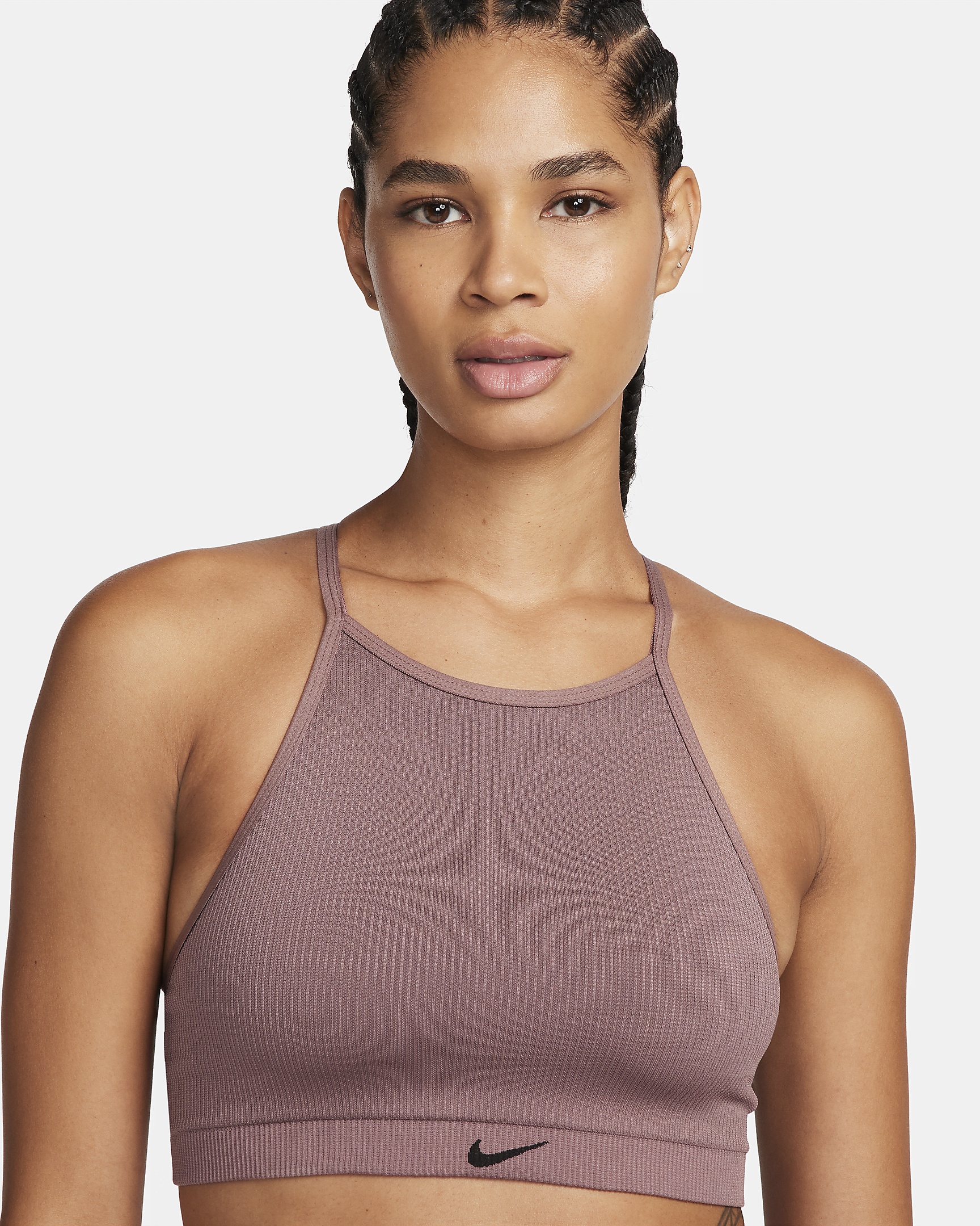 Nike Indy Seamless Ribbed Women's Light-Support Non-Padded Sports Bra - 3