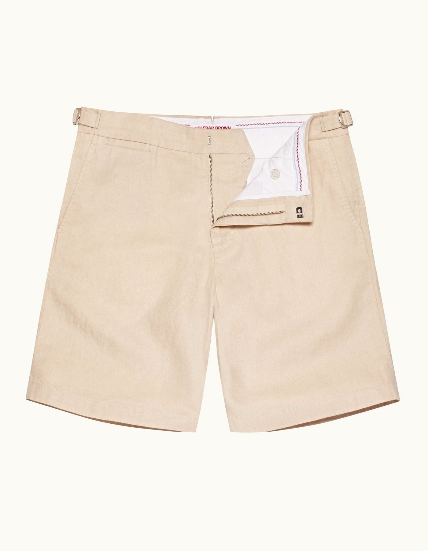 Norwich Linen Shorts in Chai - 1