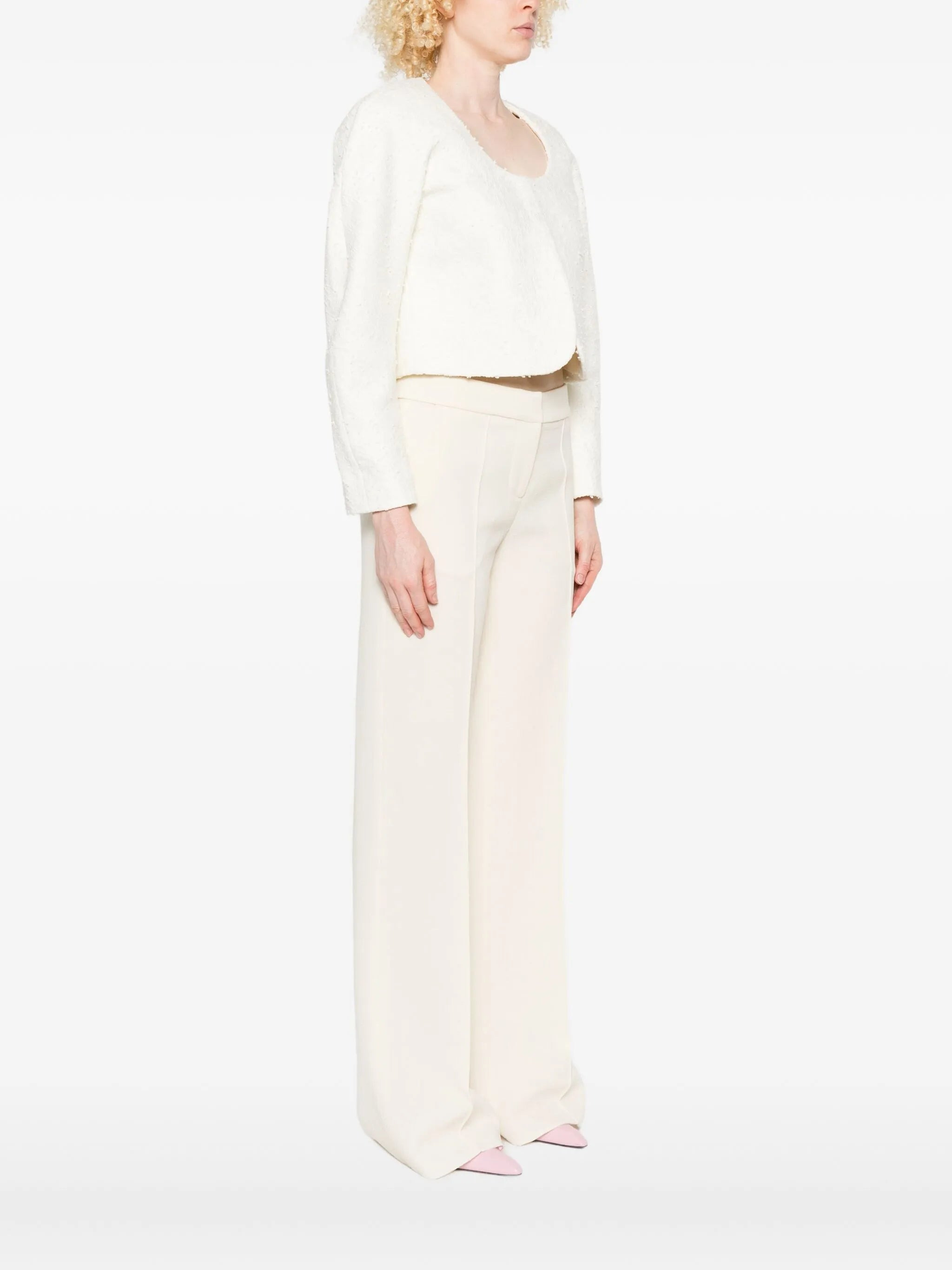 Jacquemus Cropped Tweed Jacket - 2
