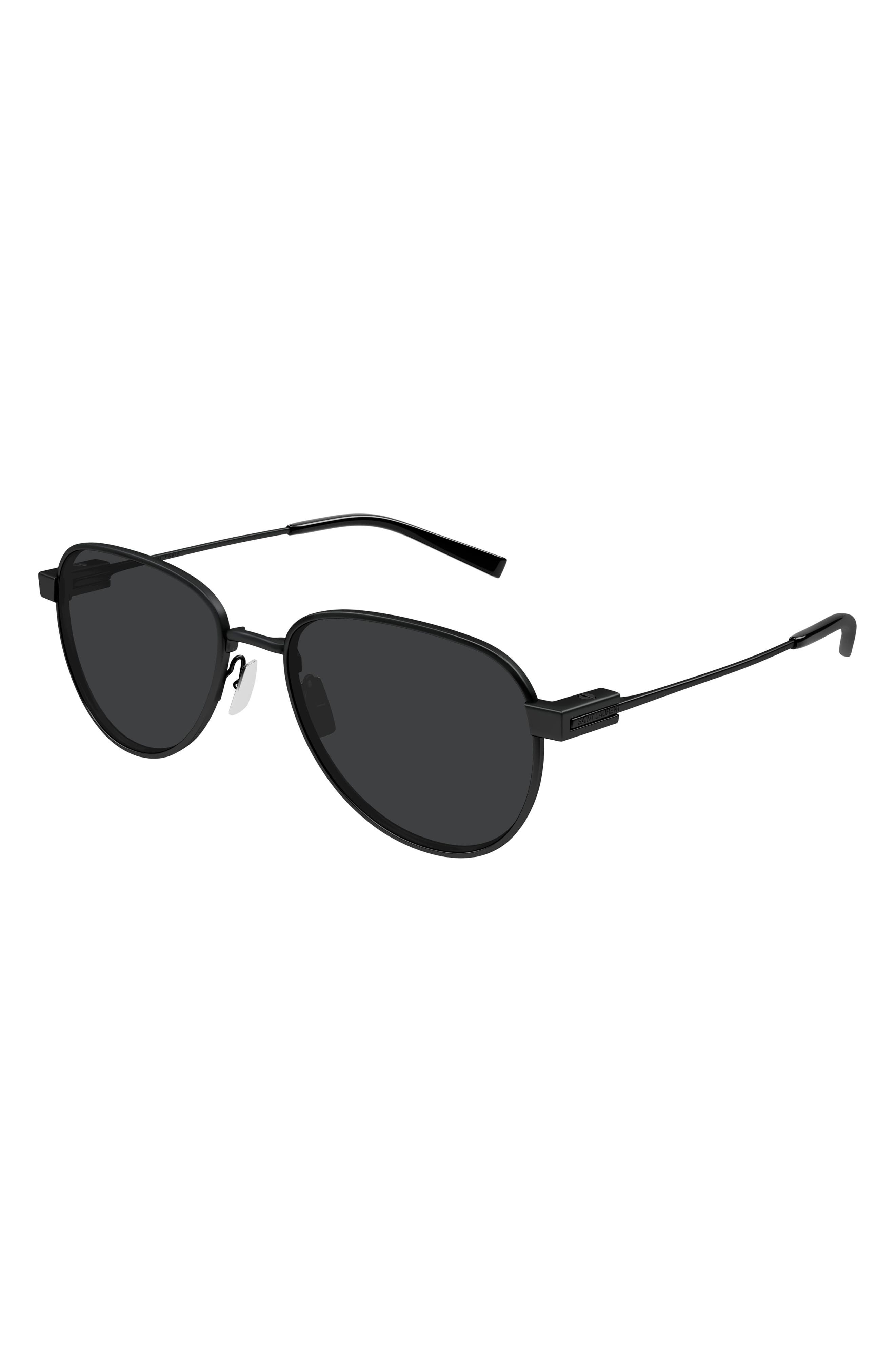 Saint Laurent 53mm Panthos Sunglasses in Black at Nordstrom - 2