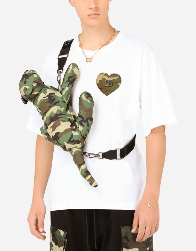Dolce & Gabbana Printed nylon shoulder bag outlook
