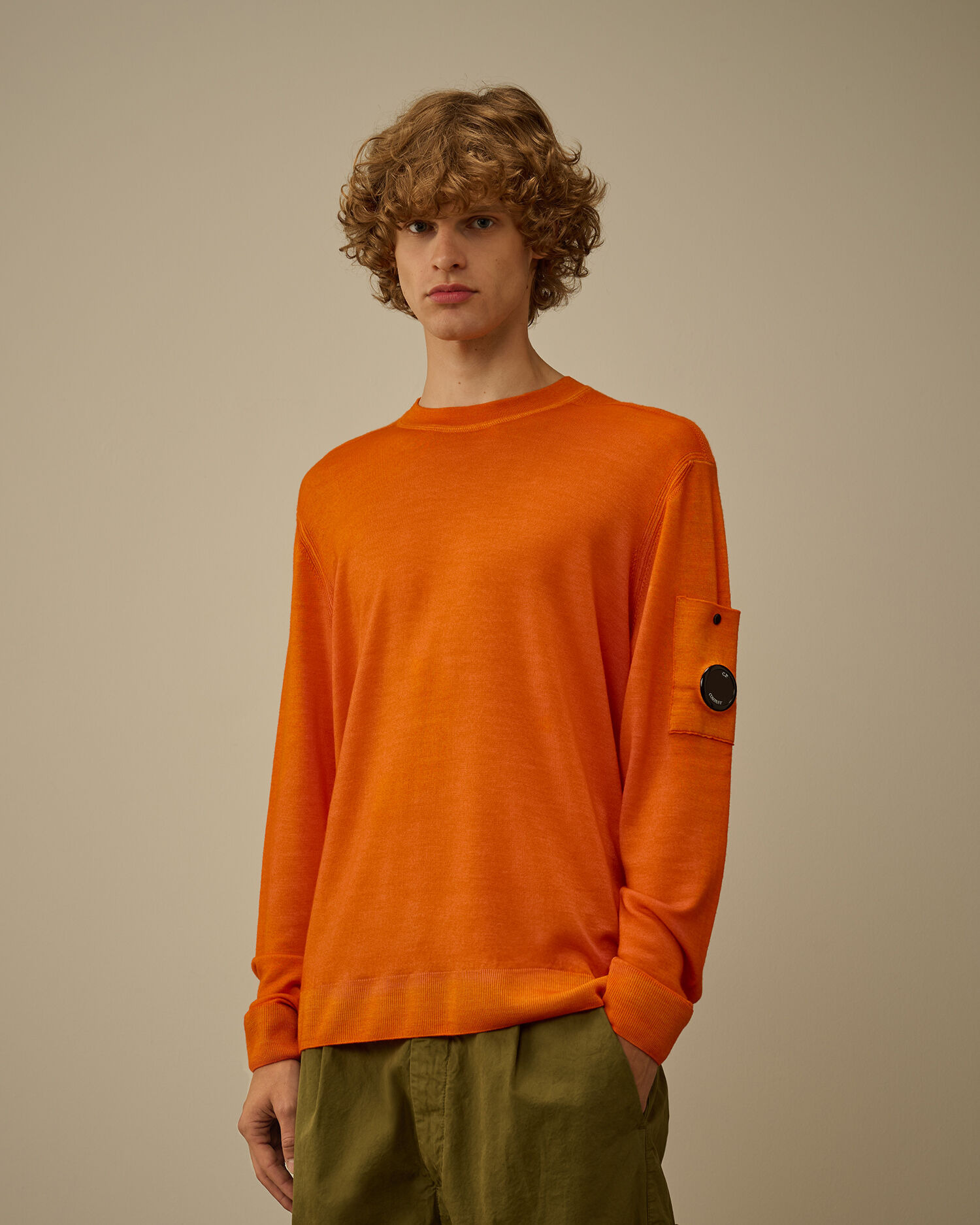 Merino Wool Crewneck Lens Sweater - 3