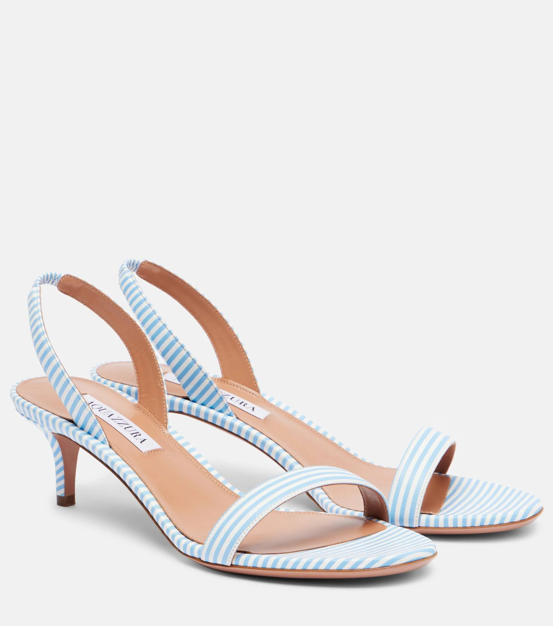 So Nude 50 striped sandals - 1
