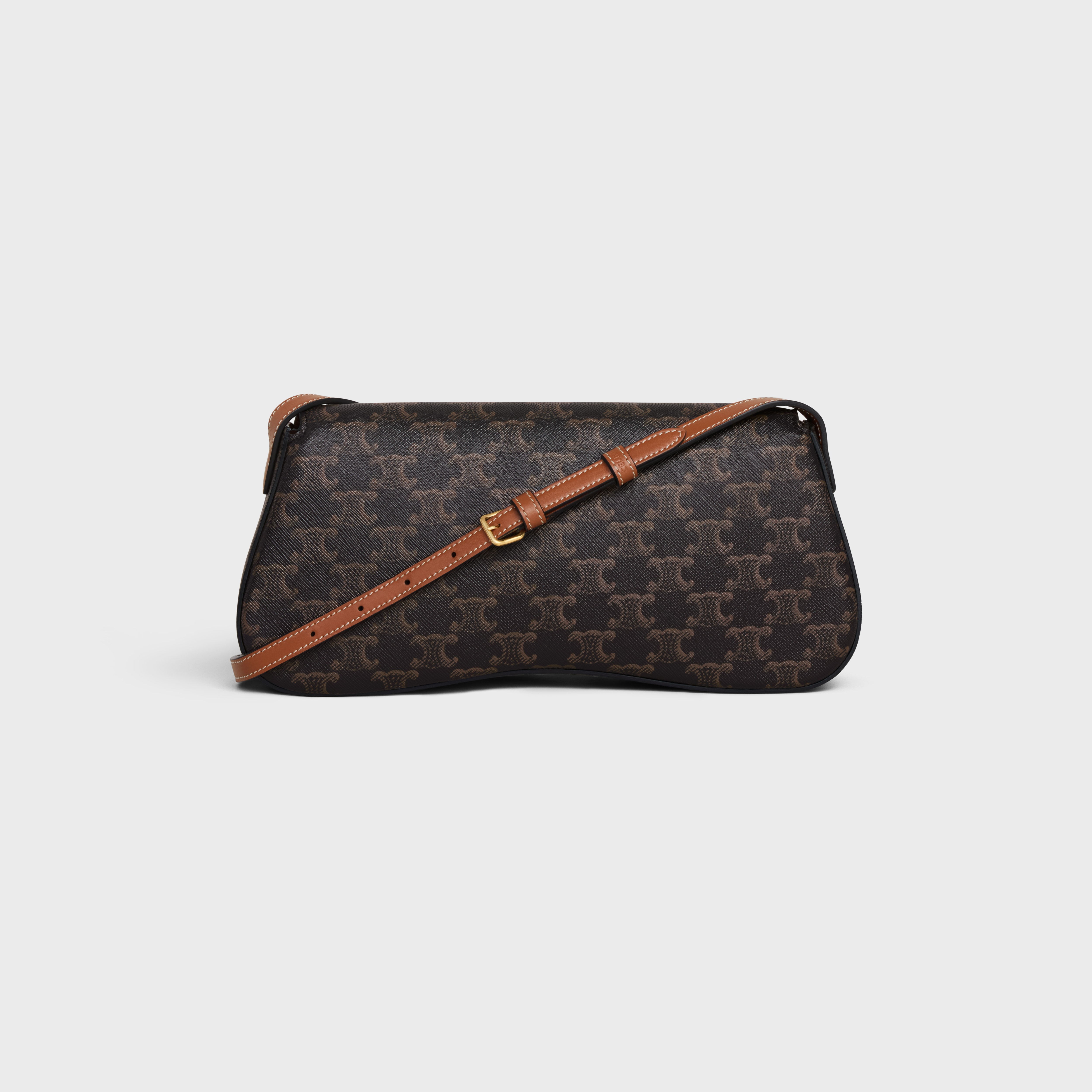 MEDIUM CELINE LOLA BAG in Triomphe Canvas and Calfskin - 3