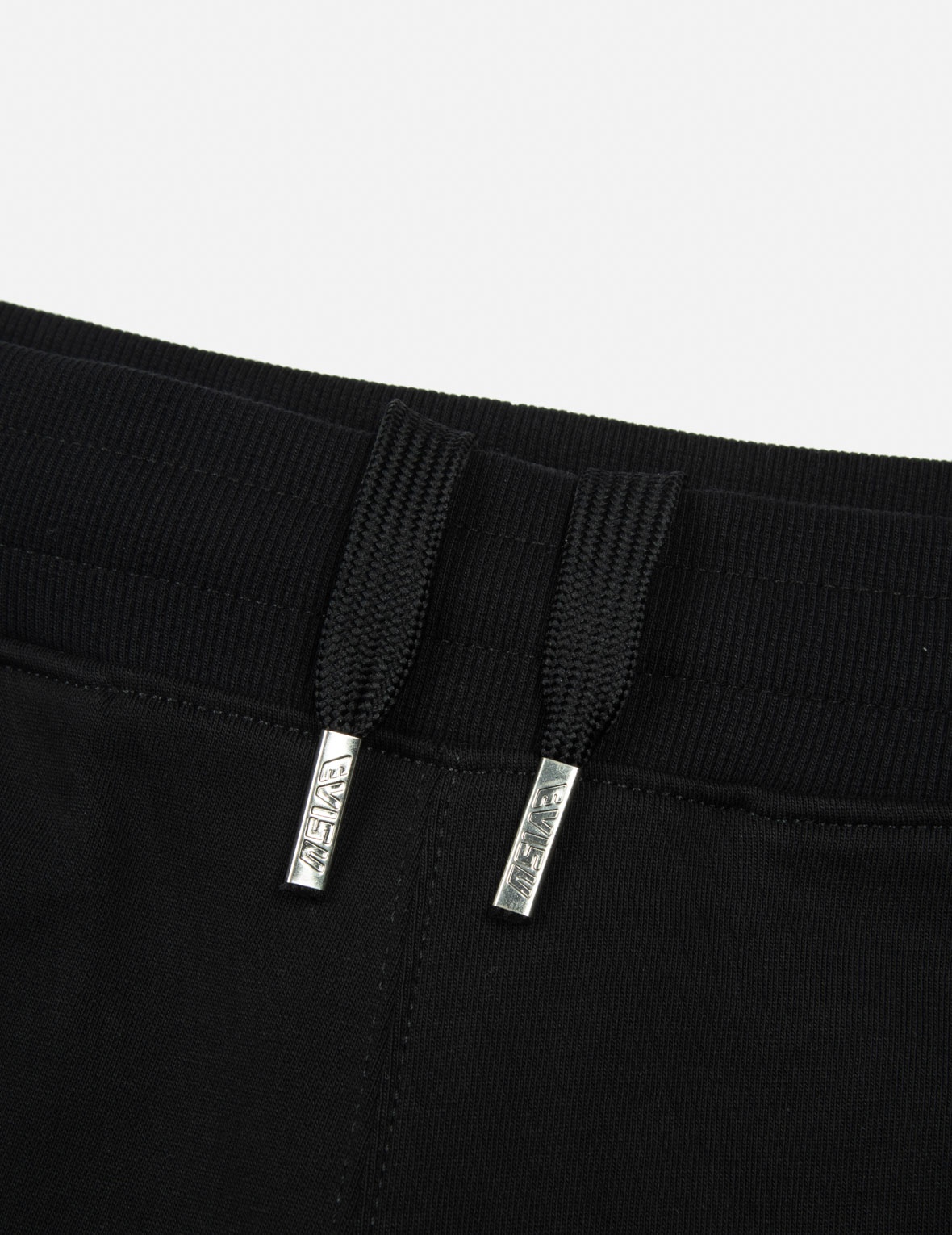 RIBBON SEAGULL AND LOGO PRINT REGULAR FIT SWEAT SHORTS - 9