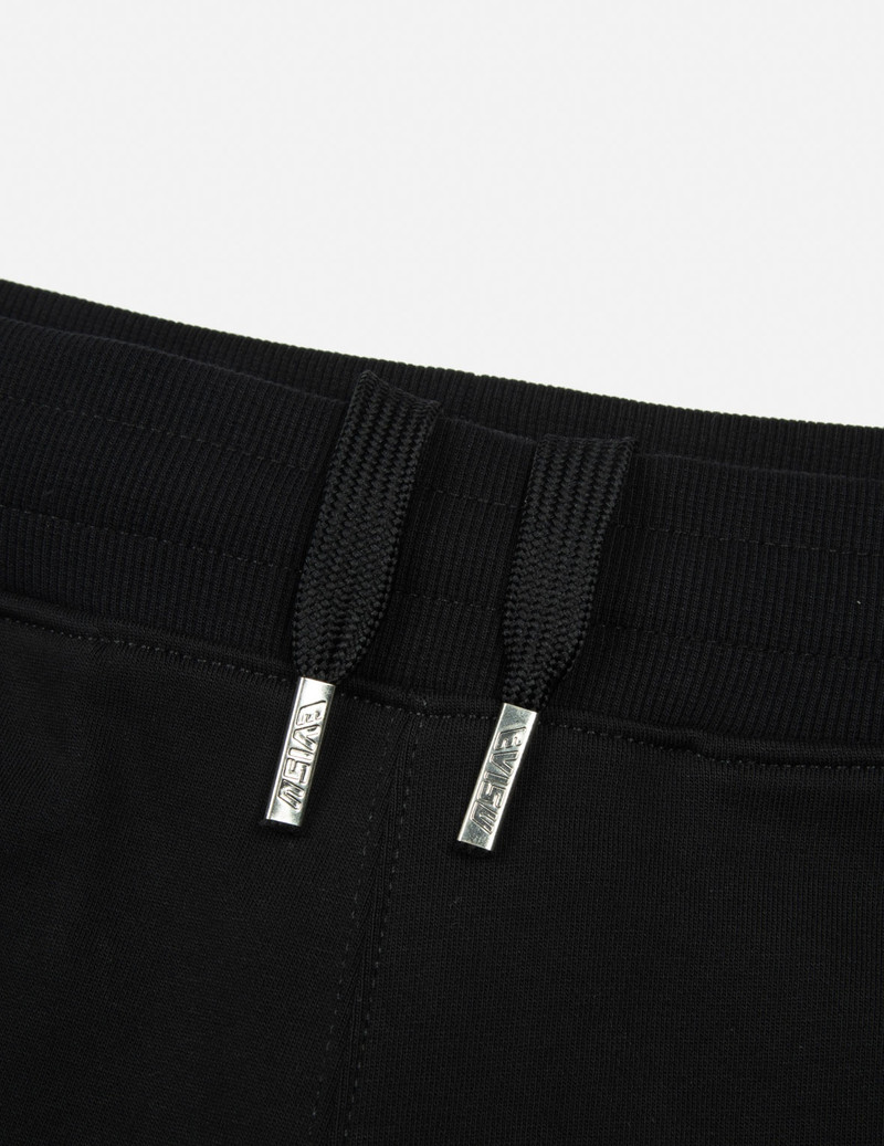 RIBBON SEAGULL AND LOGO PRINT REGULAR FIT SWEAT SHORTS 9