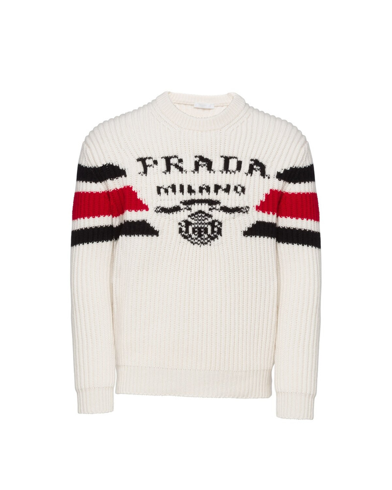 Jacquard cashmere sweater - 1