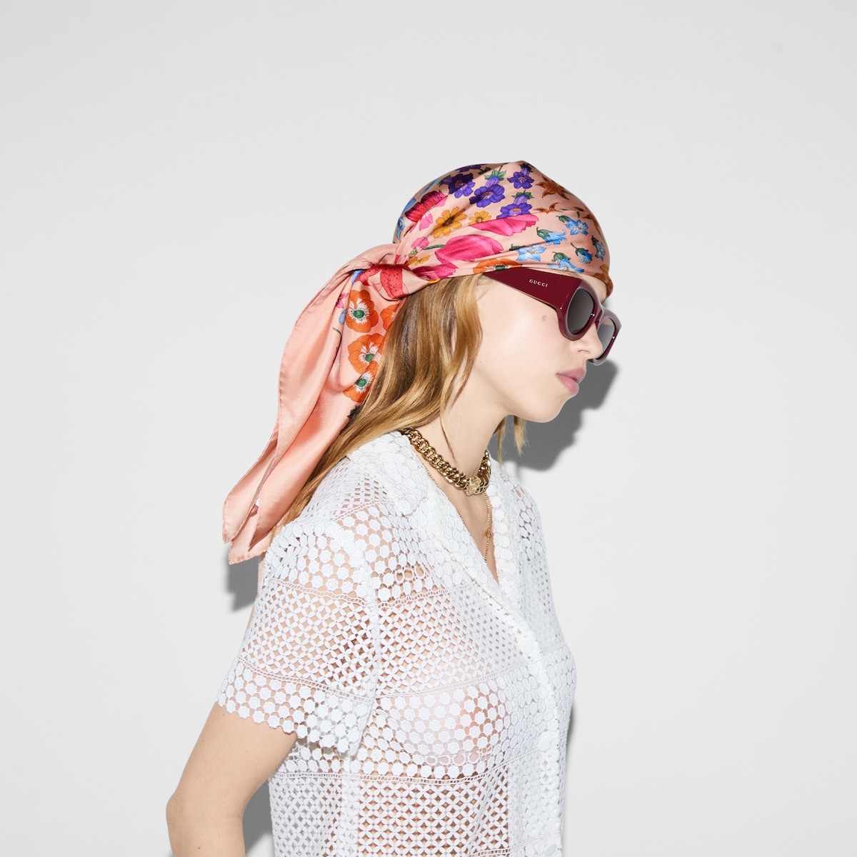 Printed silk carré - 4