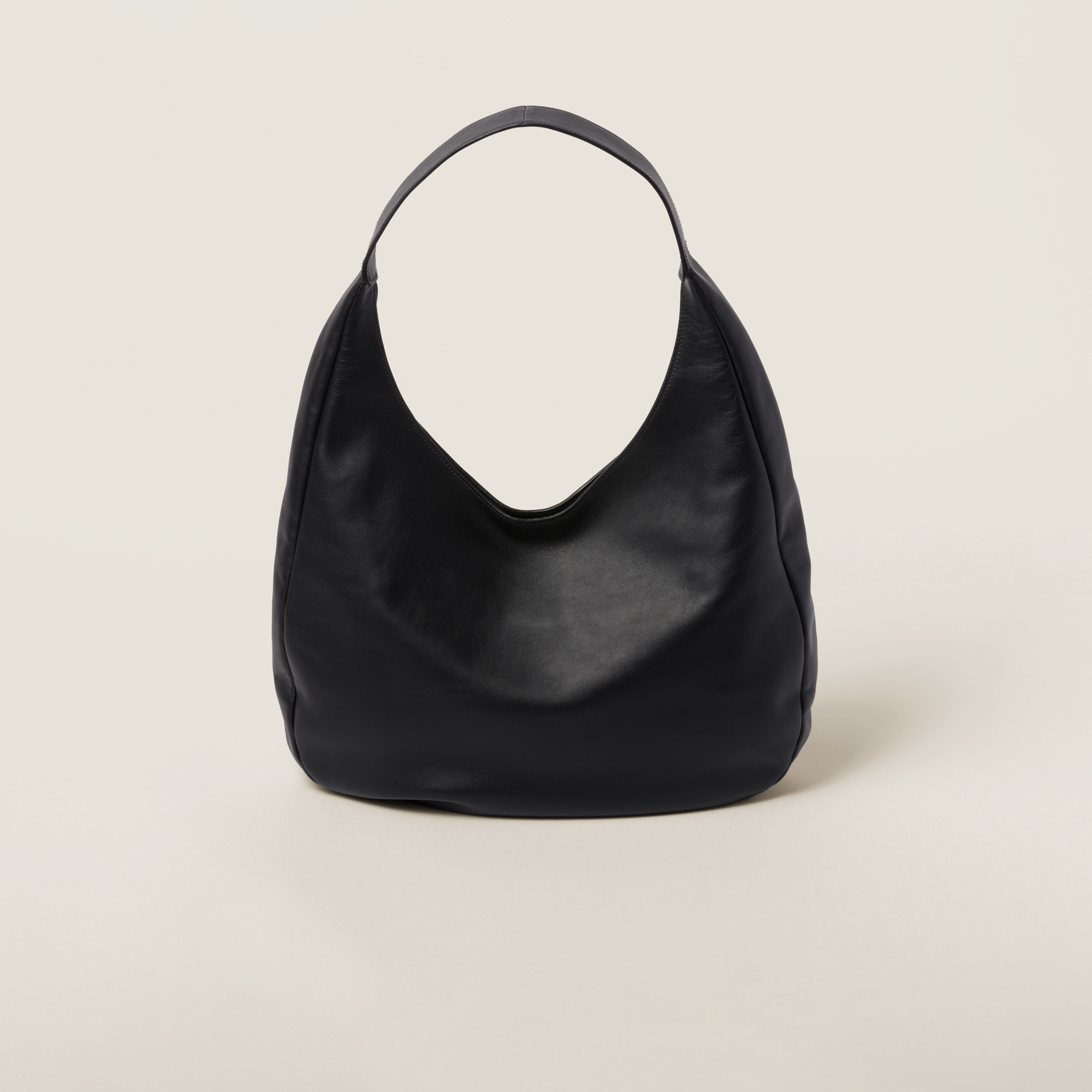 Leather hobo bag - 3