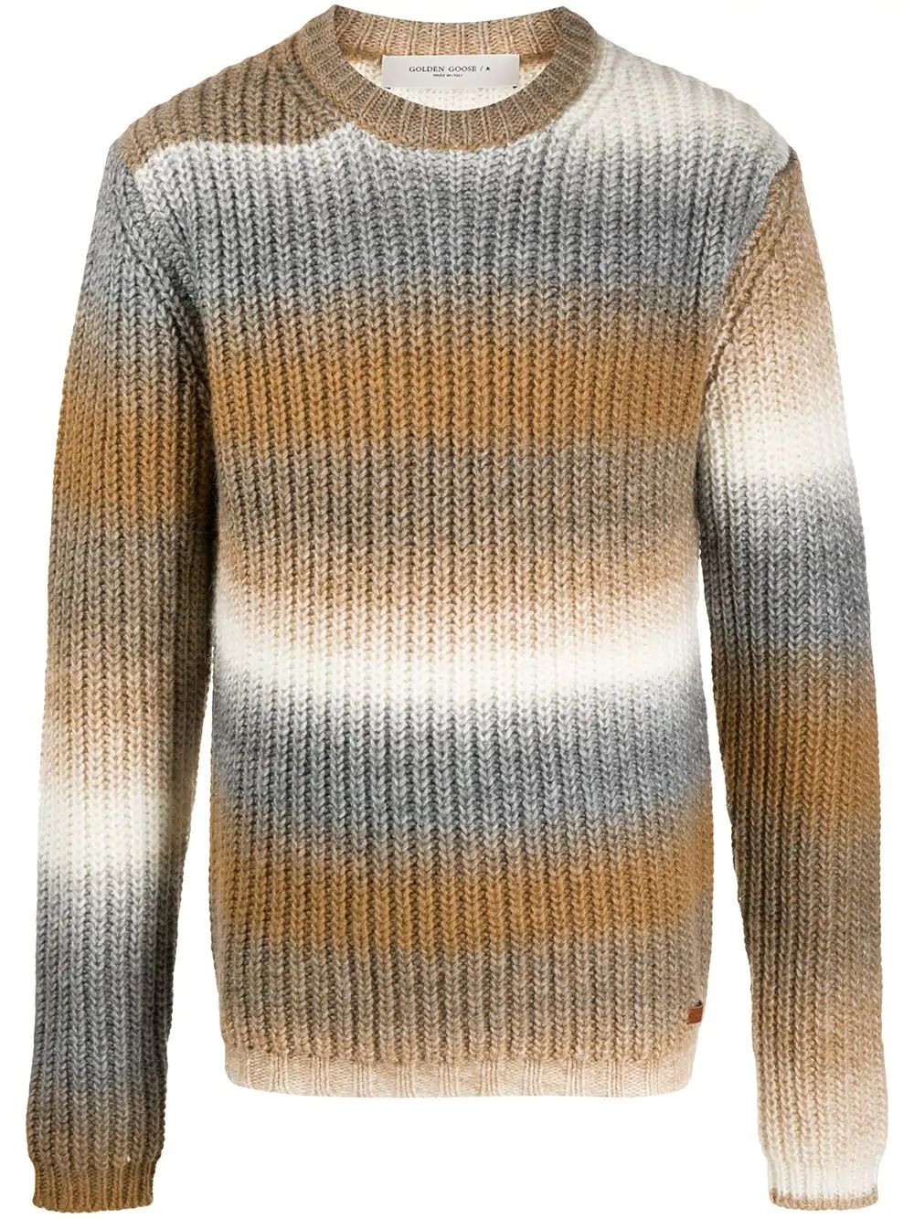 ombré stripe knit jumper - 1