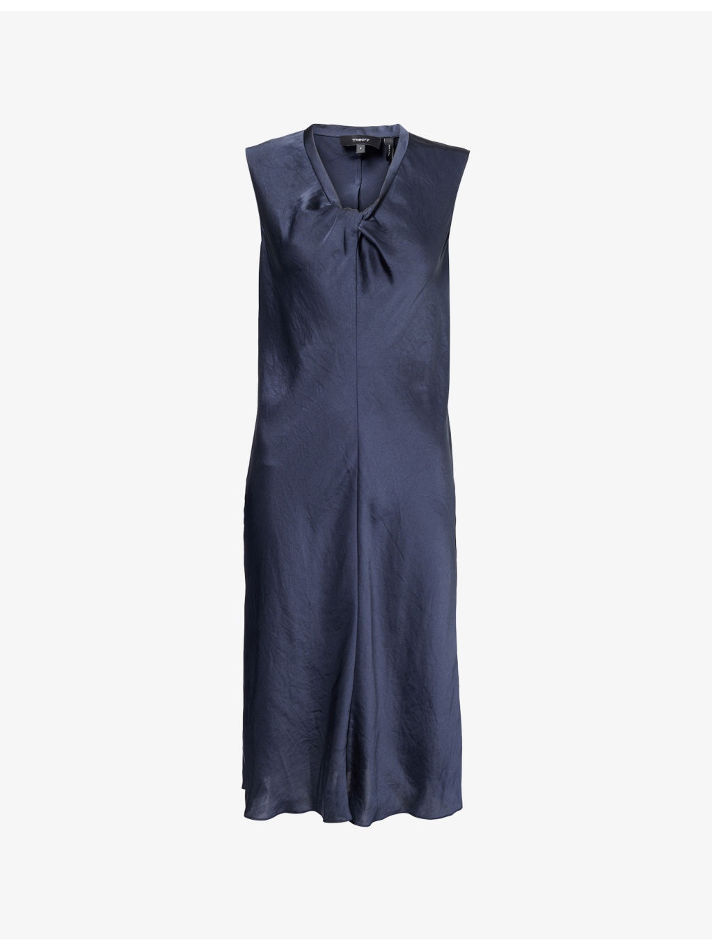 Twist Scoop Sleeveless Woven Midi Dress - 1