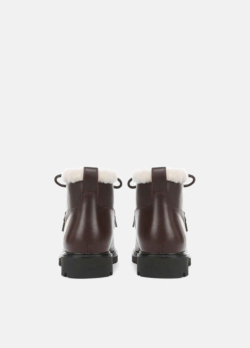 Vince Sierra Shearling-Lined Lug-Sole Boot outlook