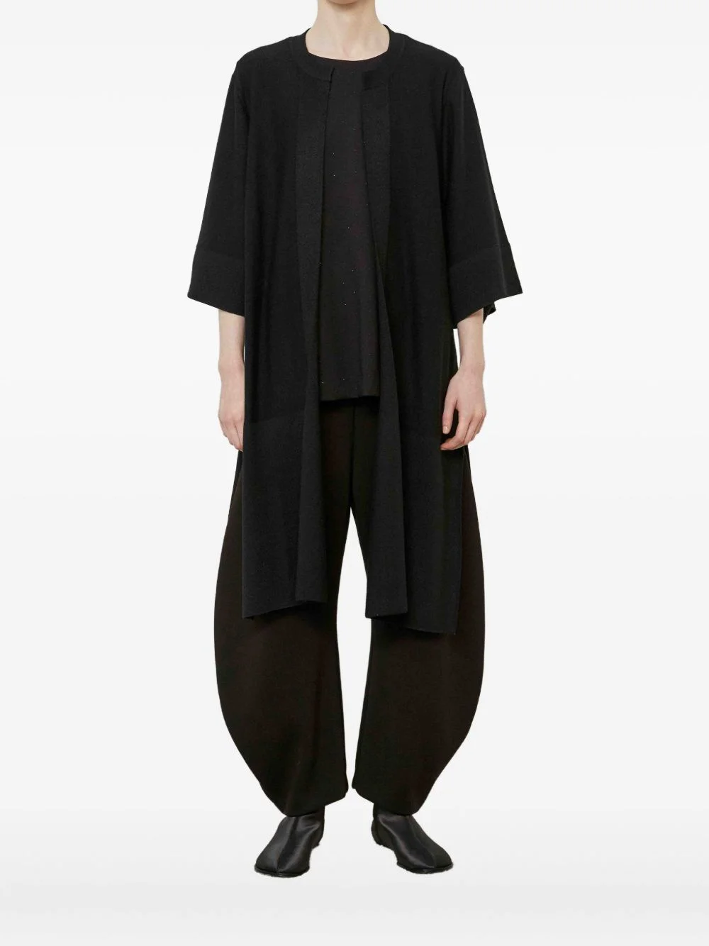 asymmetric cardigan - 1