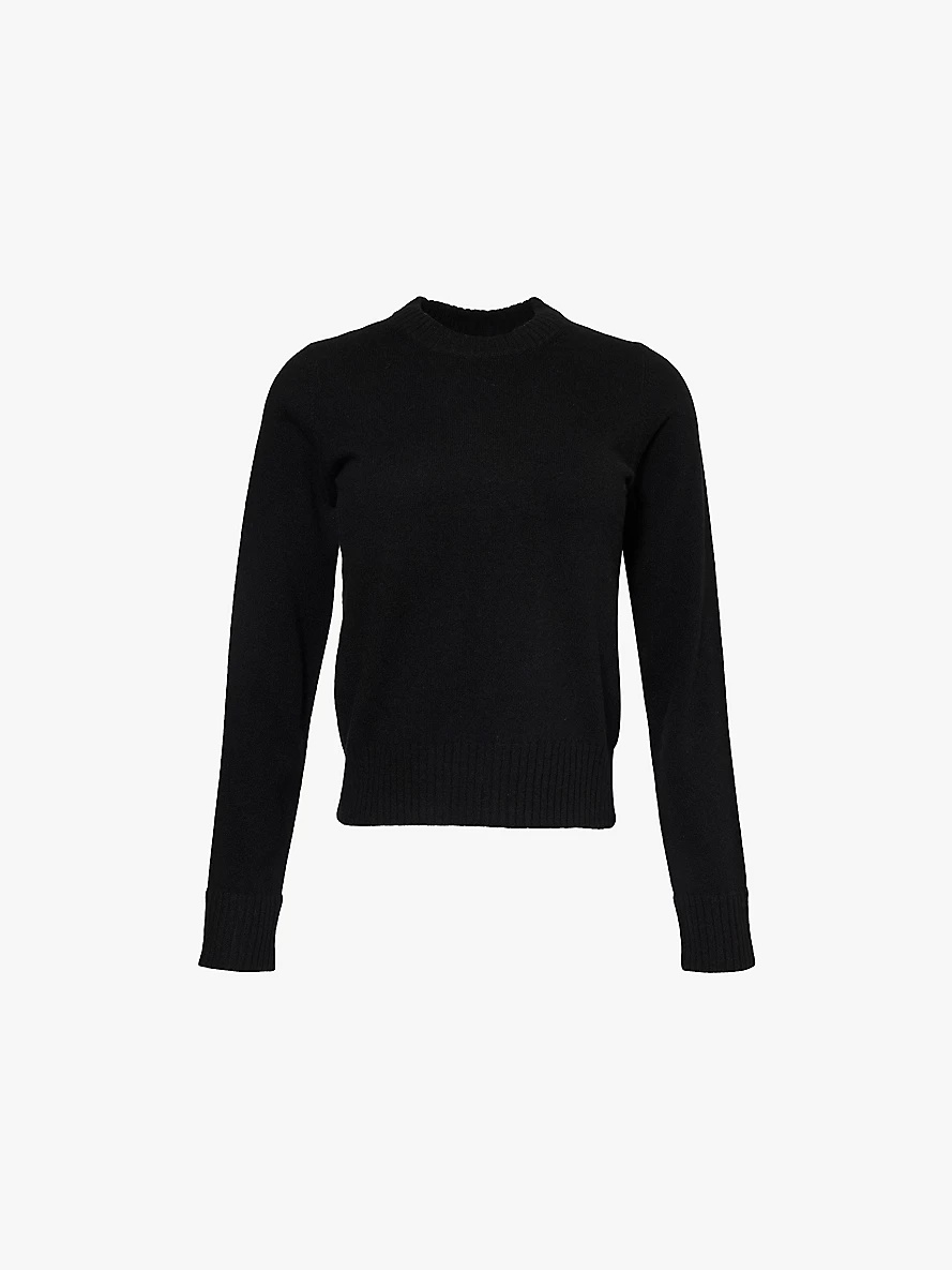 Classic round-neck cashmere jumper - 1