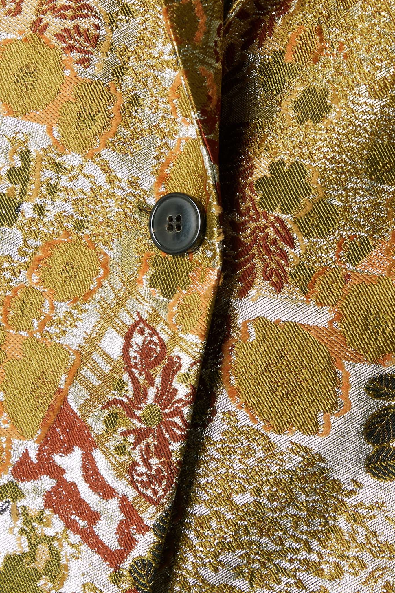 Metallic brocade coat - 4