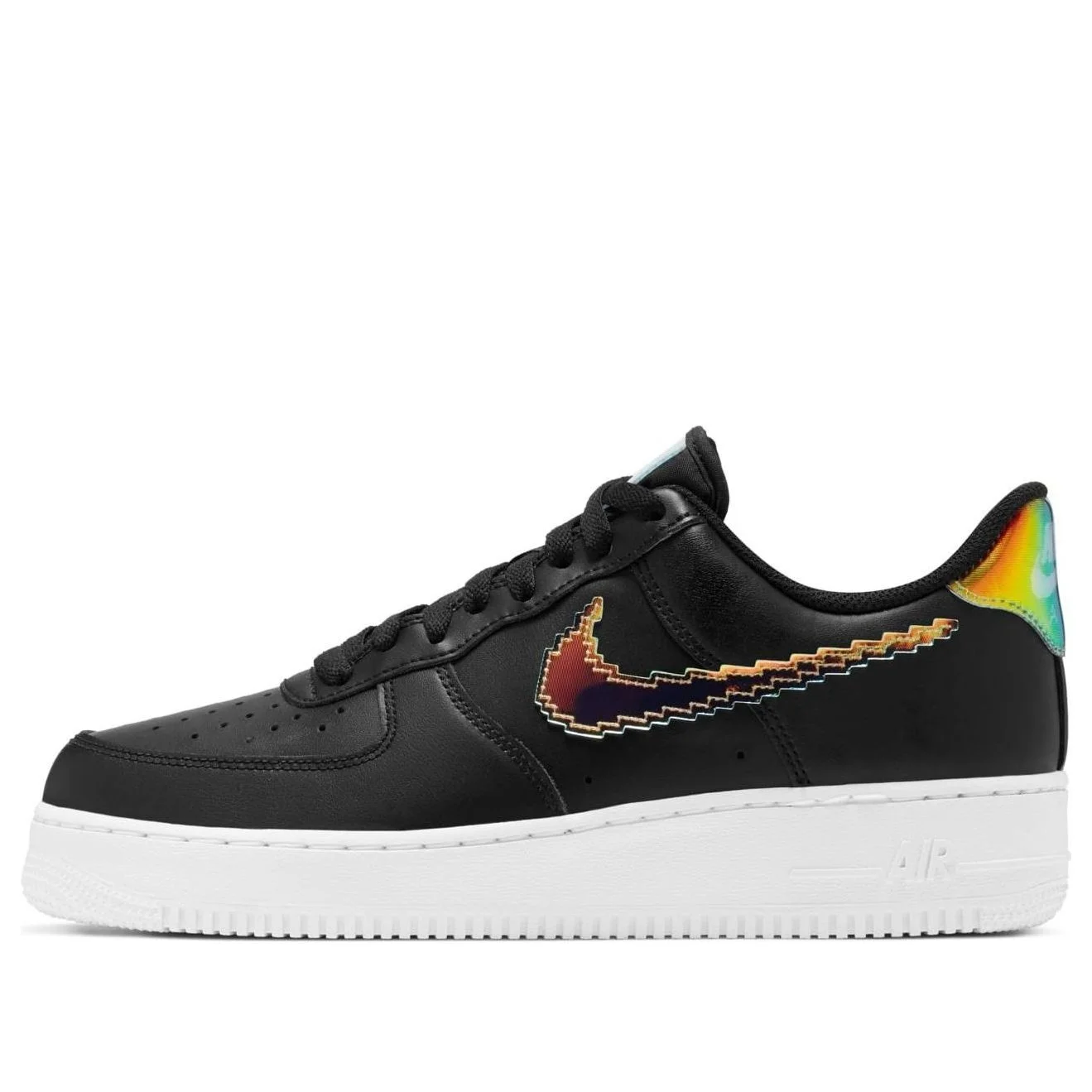 Nike 공기 힘 1 낮은 '07 LV8 Iridescent 화소 Swoosh 검정 - 1