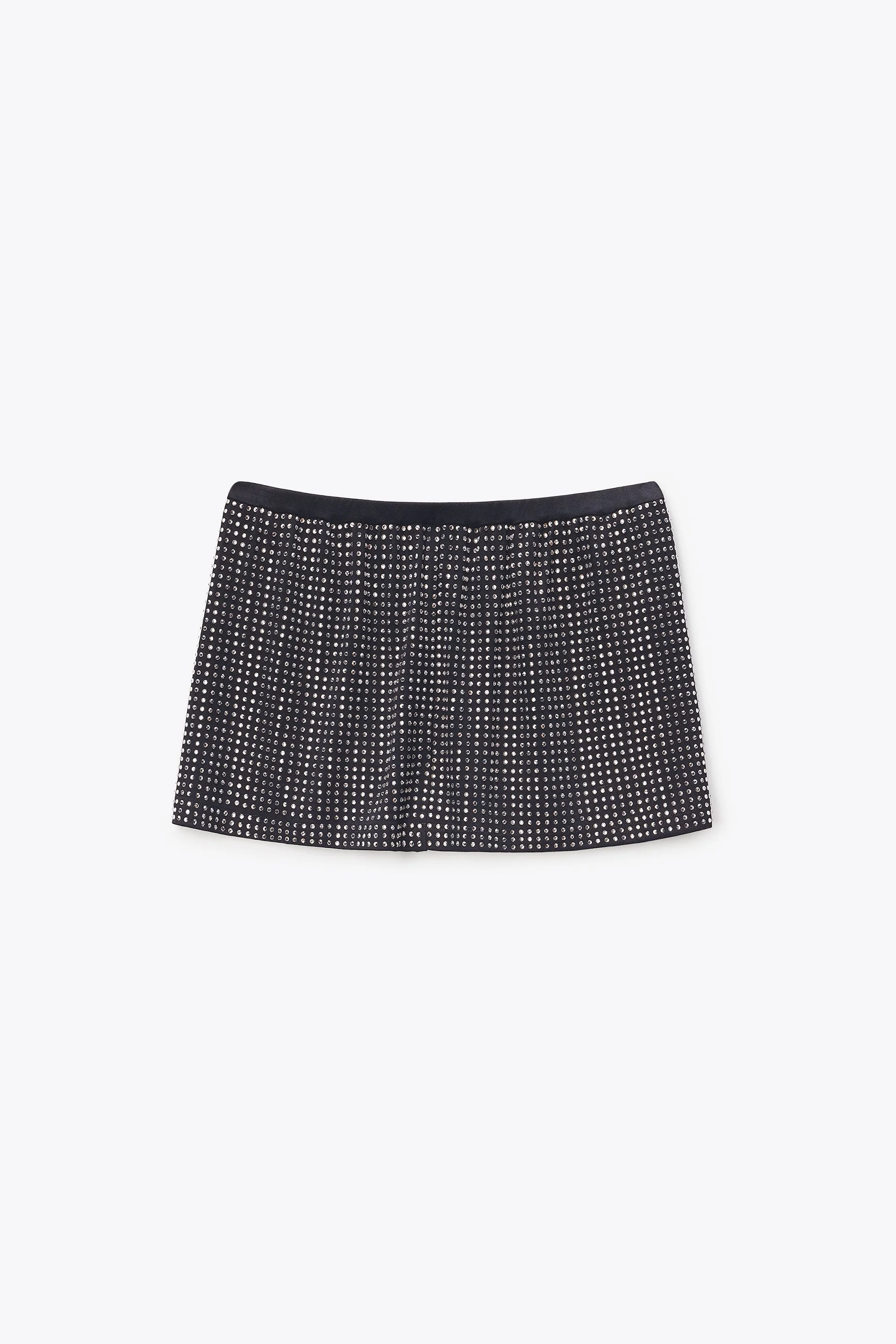 CRYSTAL HOTFIX MID-RISE MINI SKORT - 1