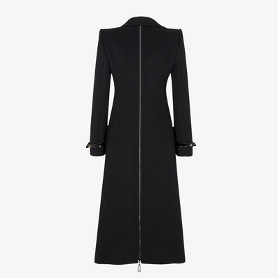 FENDI Black wool coat outlook