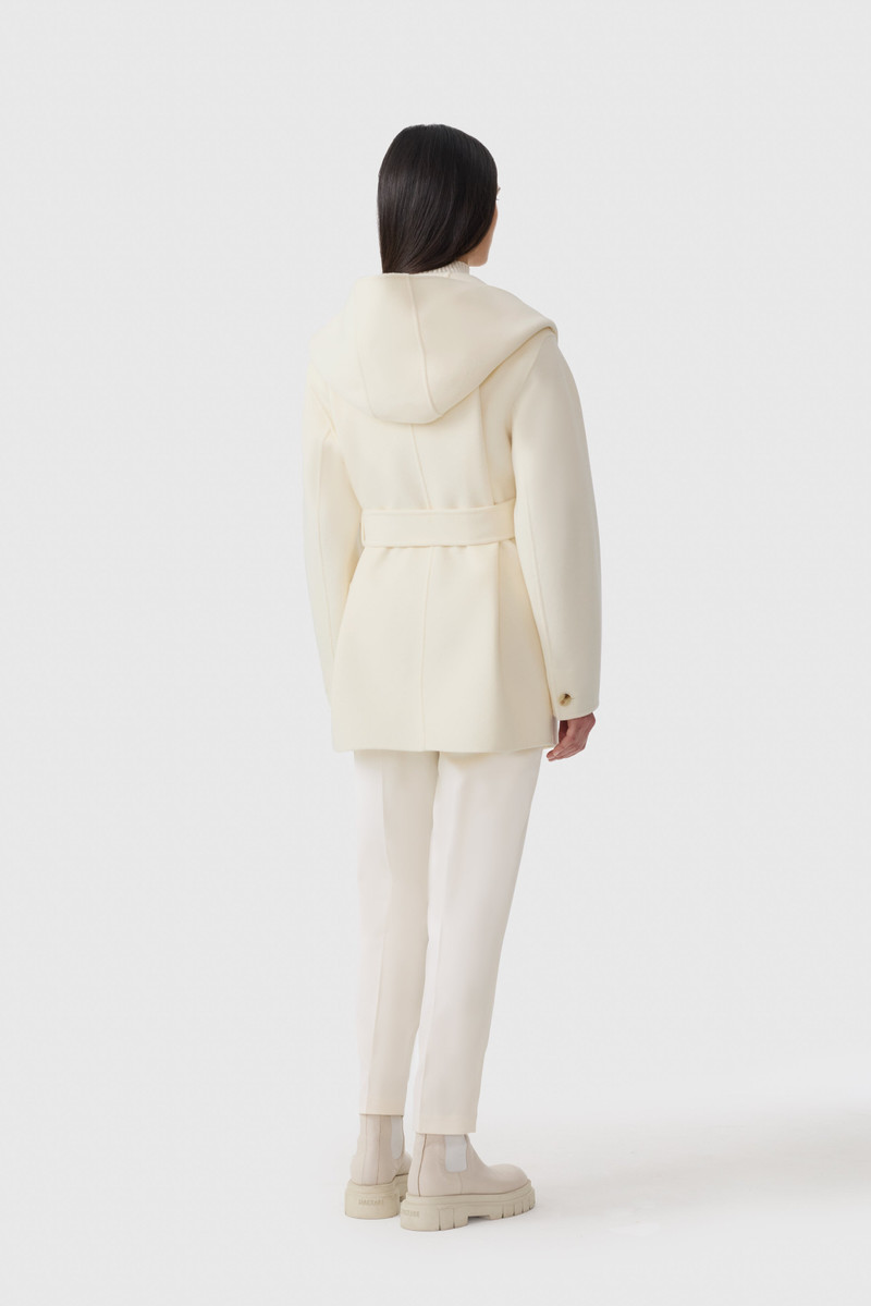 PAYA-Z Wool Wrap Coat With Sash Belt 5