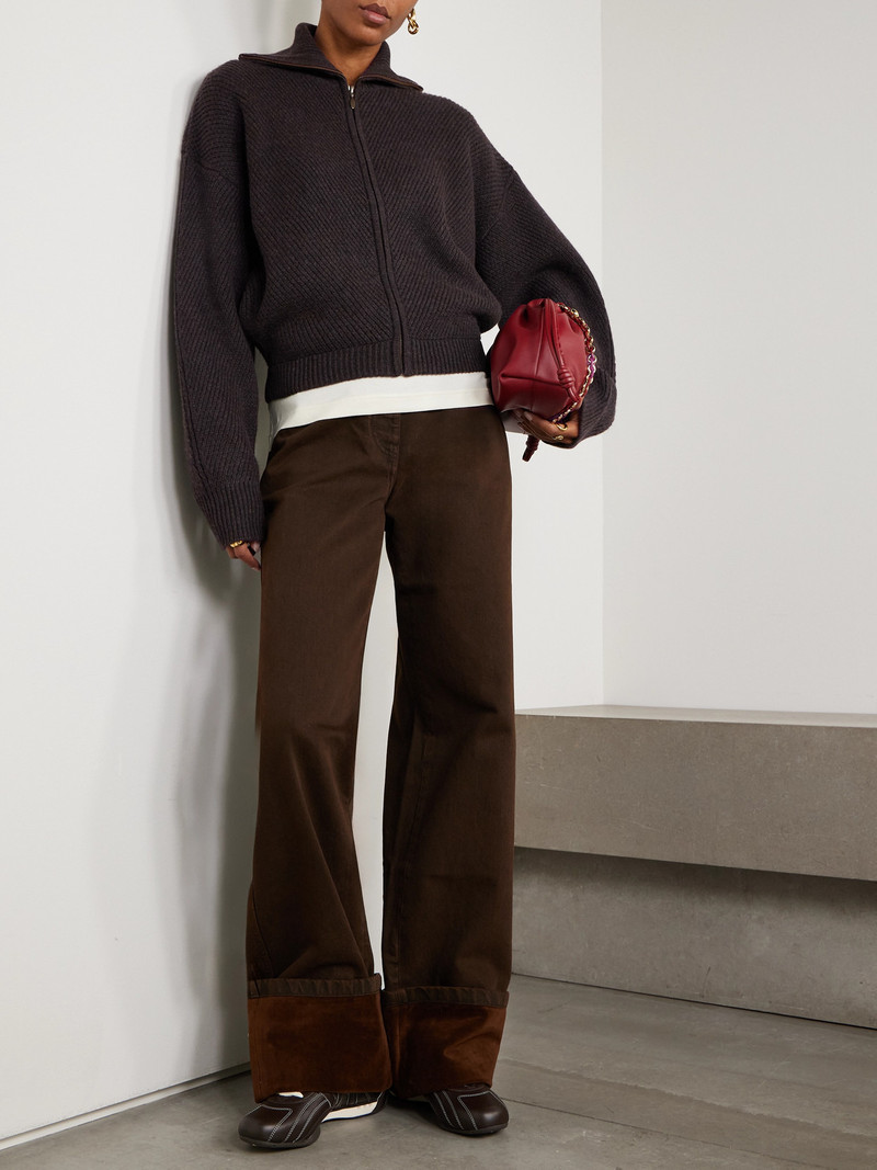 LE KASHA Torsby Ribbed Organic Cashmere Cardigan outlook