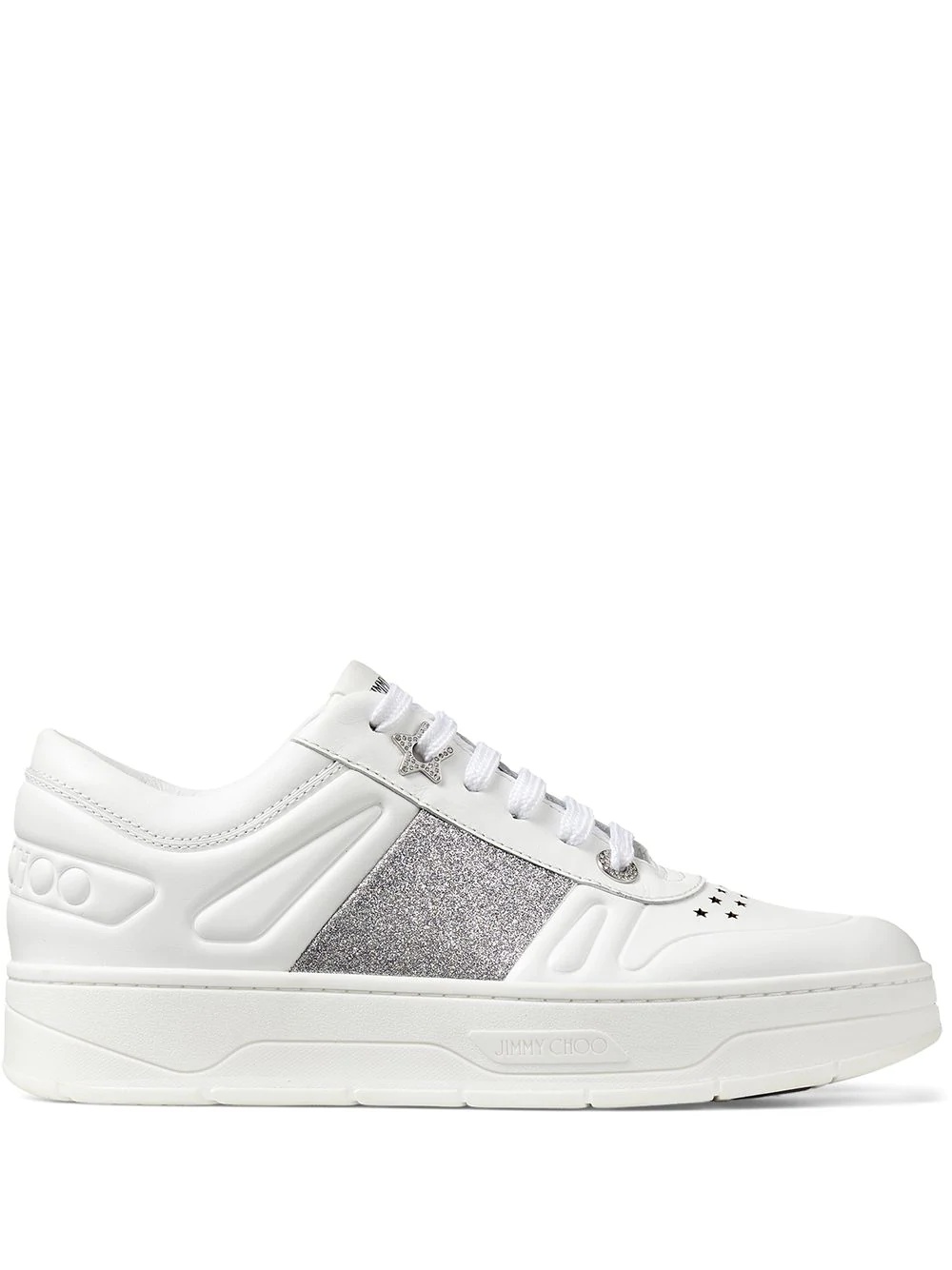 Hawaii glitter-embellished low-top sneakers - 1