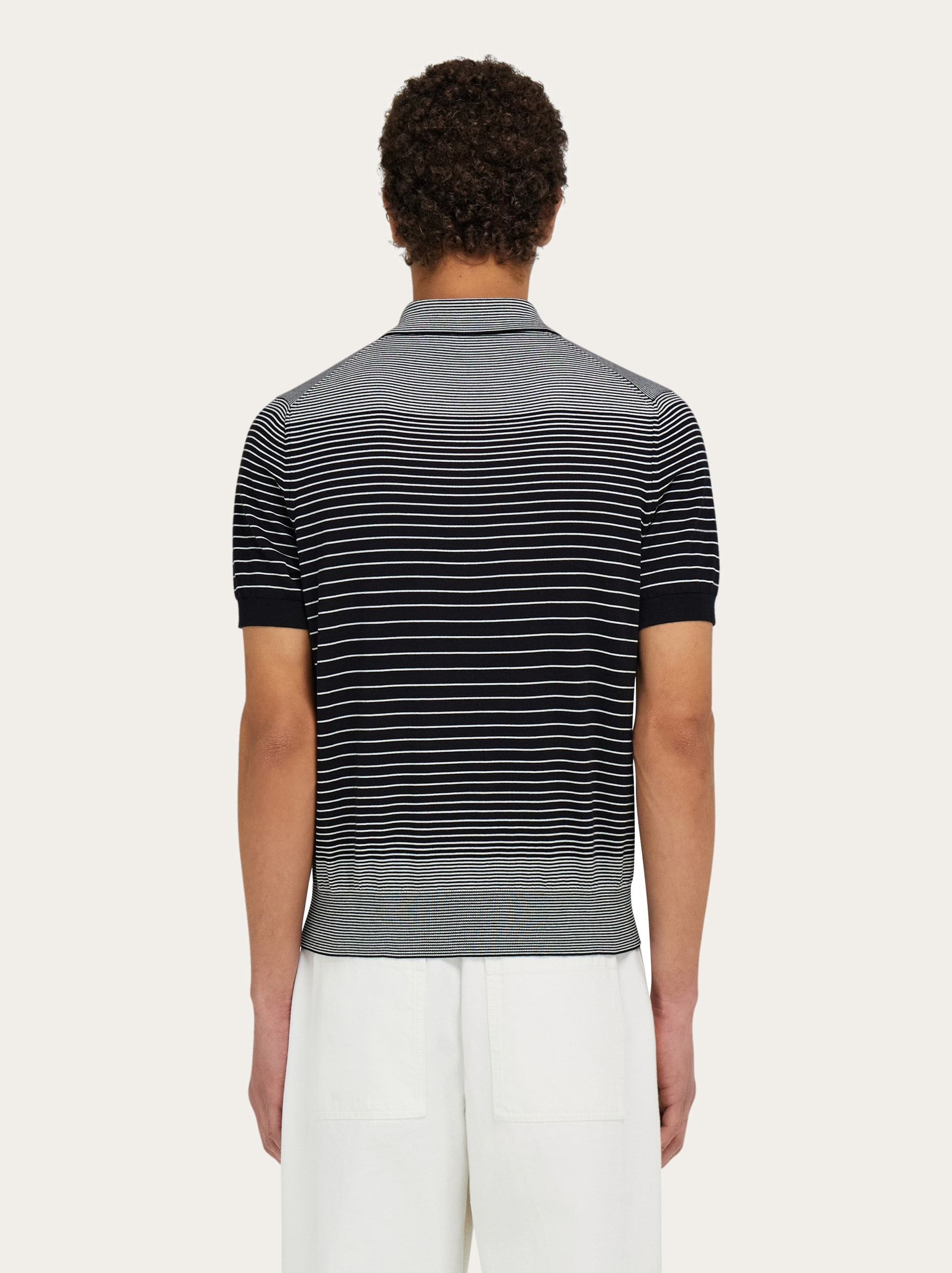 Degrade striped polo shirt - 3