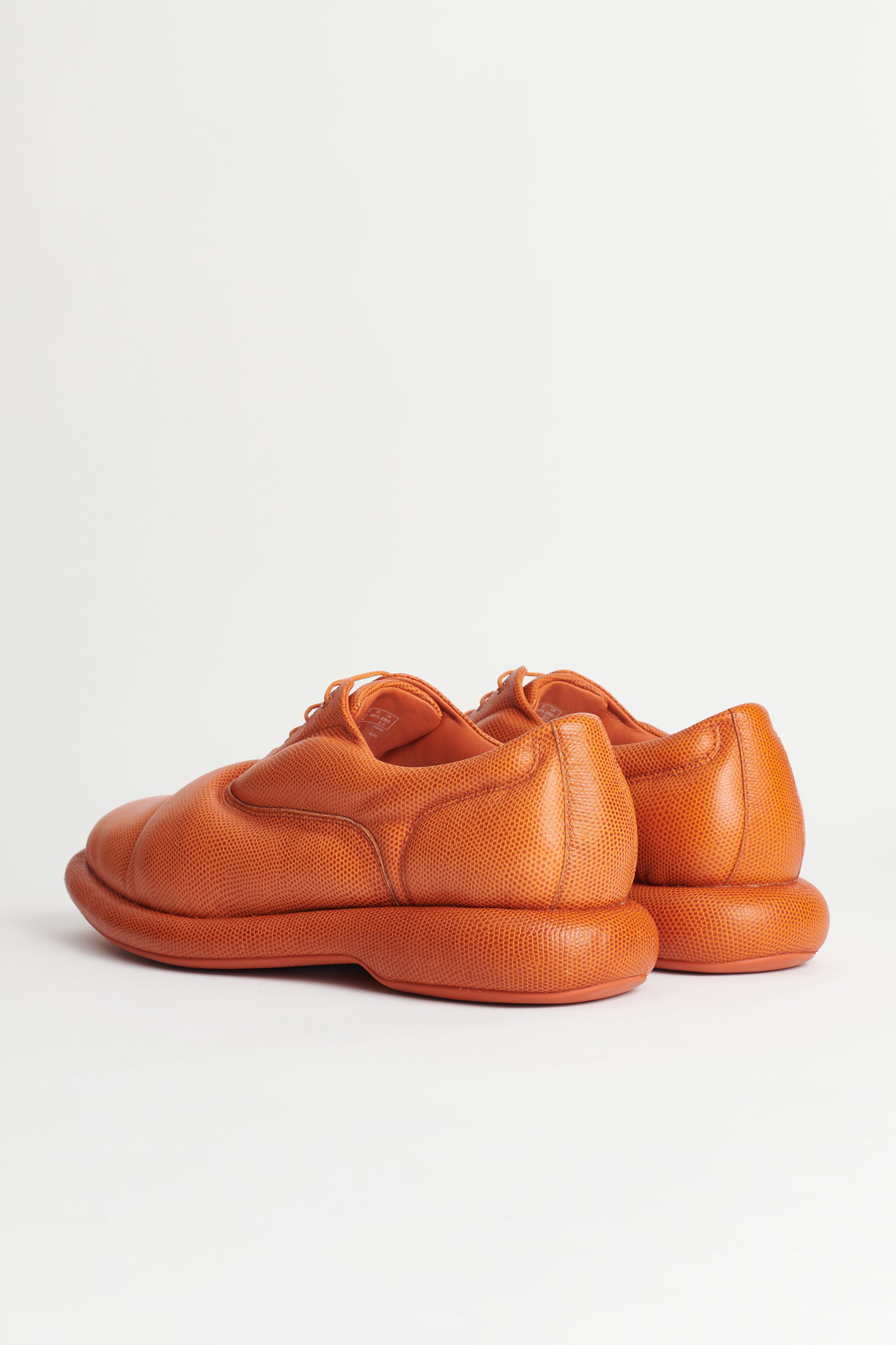 MARTINE ROSE X CLARKS OXFORD 1 M ORANGE - 4