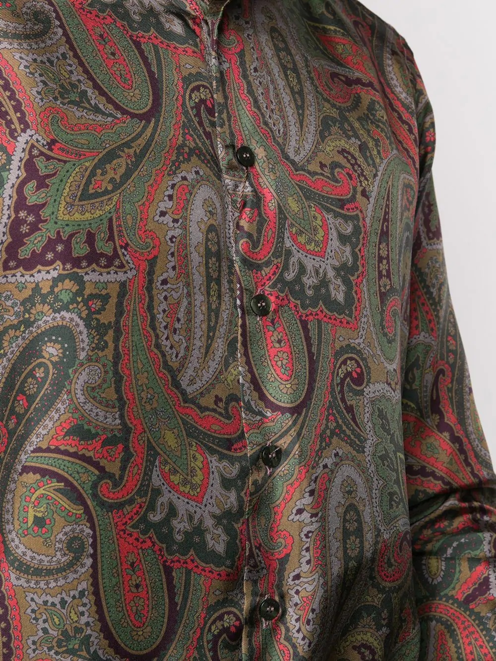 paisley print shirt - 5