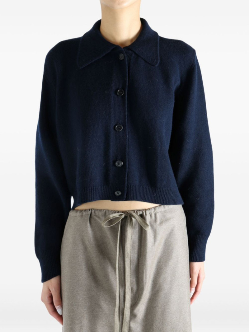 MARGARET HOWELL collared buttoned cardigan outlook