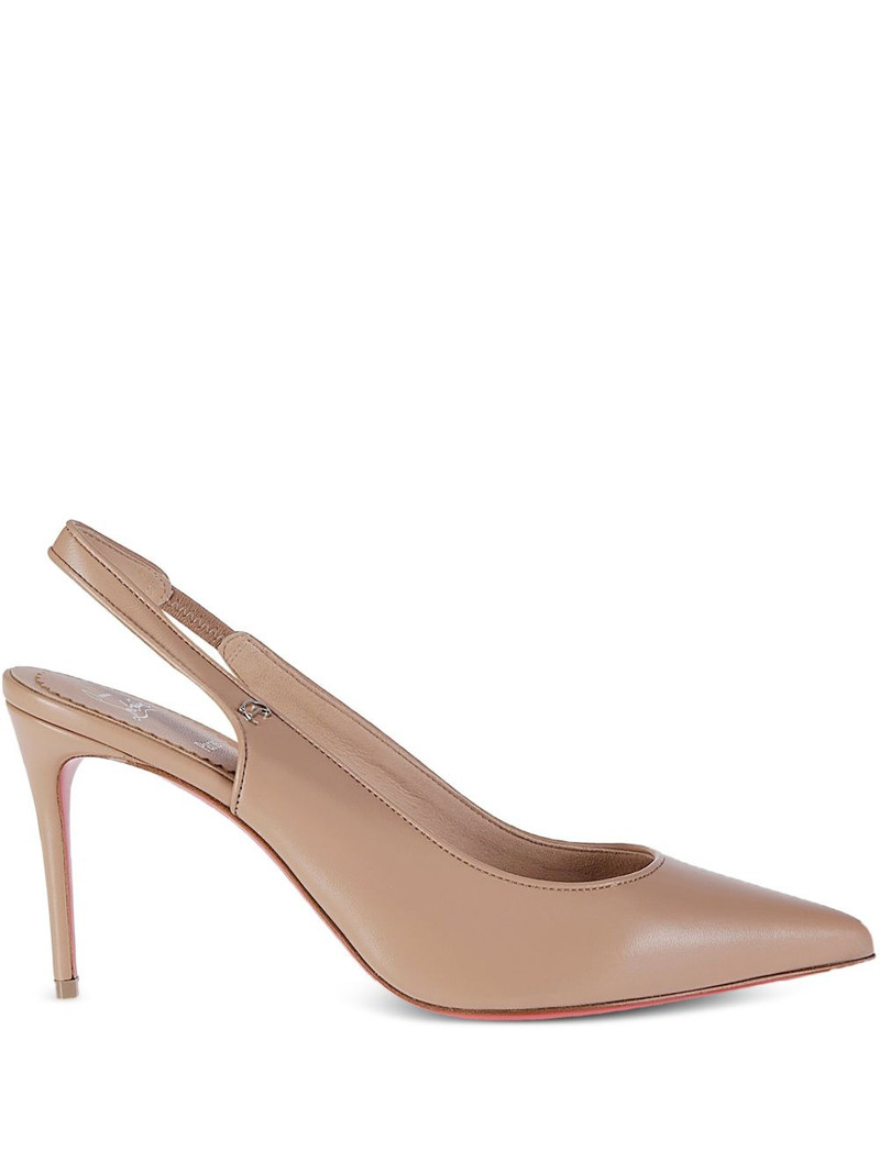 85mm Sporty Kate 85 slingback leather pumps - 1