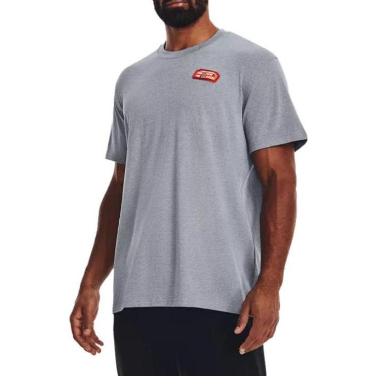 Under Armour Heavyweight T-shirt 'Grey' 1376836-035 - 4