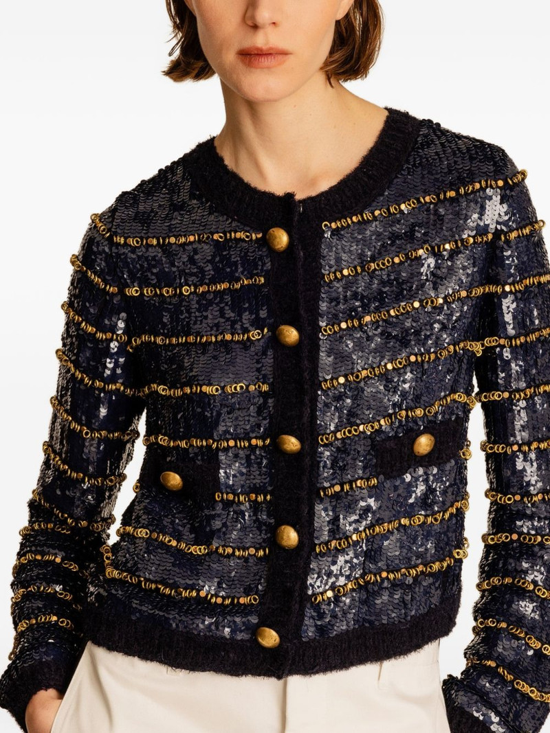FORTELA Divine sequin embroidered jacket outlook