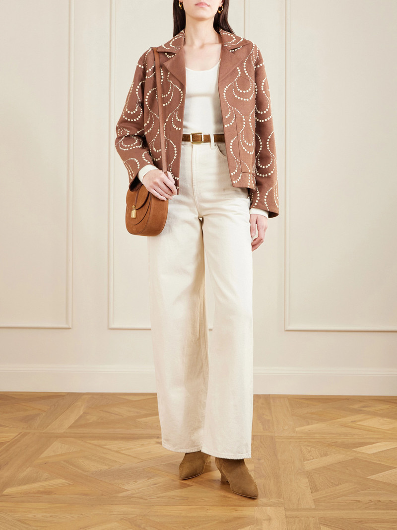 ALIX OF BOHEMIA Bead-embellished Silk Jacket outlook