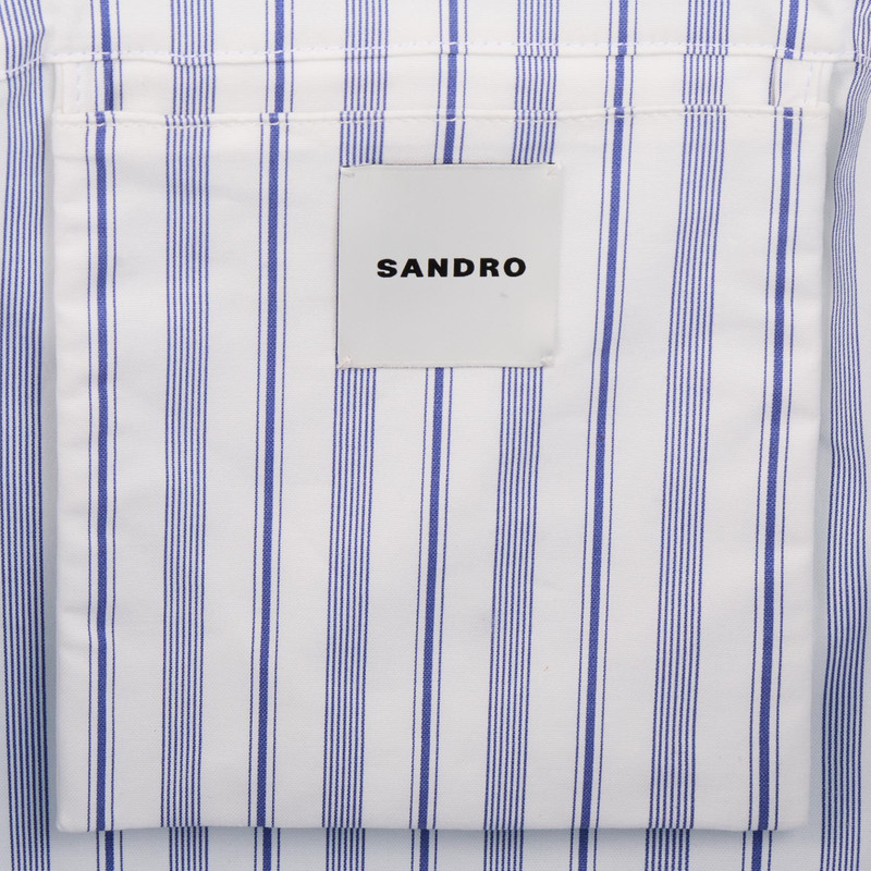 STRIPED CANVAS TOTE BAG 5